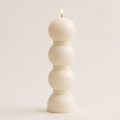 Creamy Totem candle  SMT-EC-EST фото