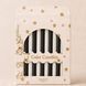Classic Black Vanilla Cake Candles, Set of 12