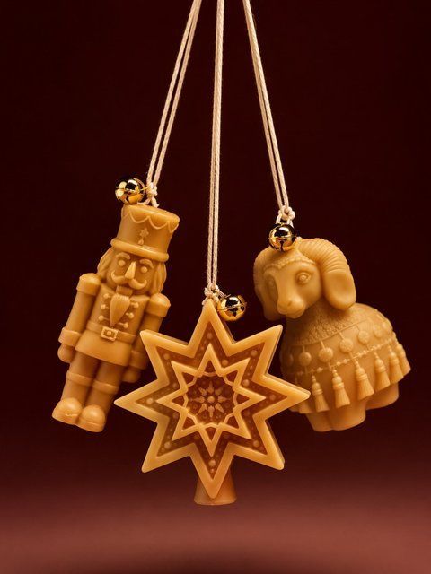 Набор свечей Christmas Charms Gold SM-XMAS-013 фото