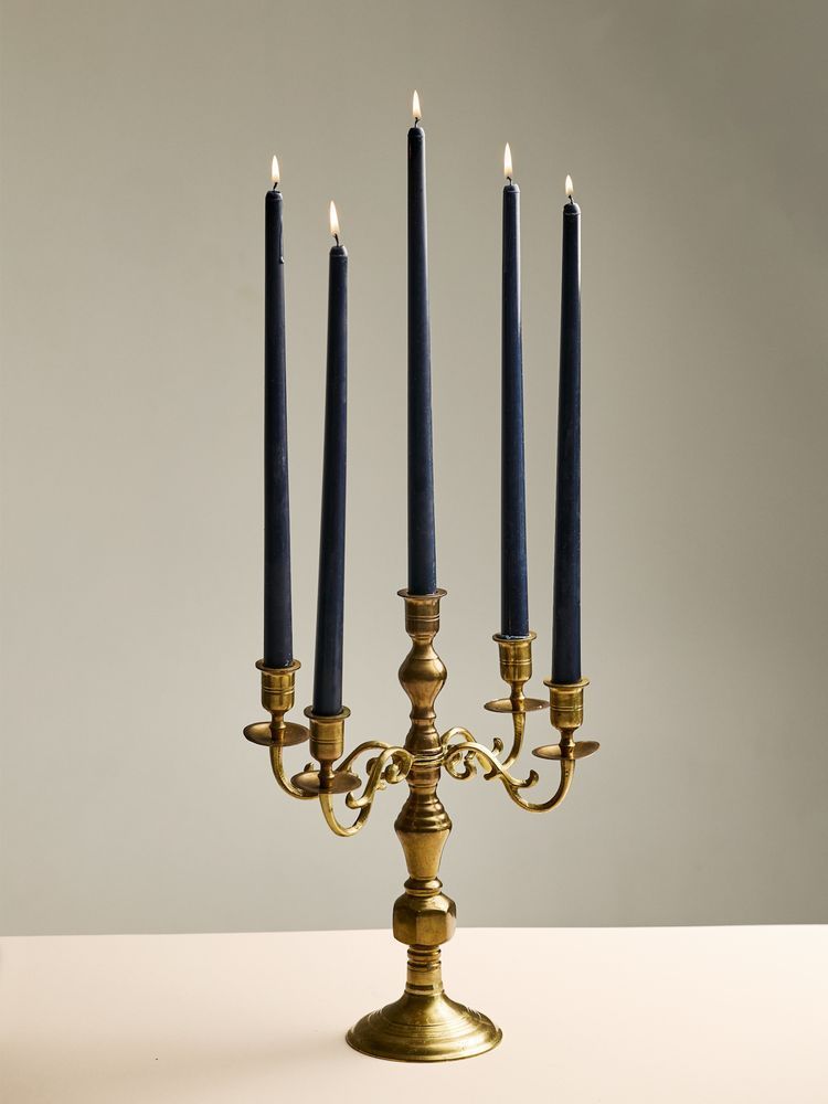 Набор столовых свечей Royal Blue 4 шт SM-XMAS-064 фото