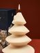SEMANTY Christmas Tree Candle Ivory