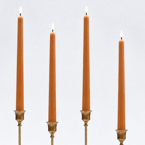 Salted Caramel набір прямих столових свічок, 26 см DIN-SCR-26-4ST фото