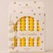 Pearl Butter Cream Cake Candles, Set of 8