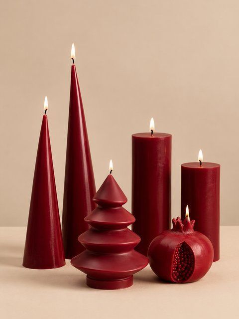 Набор свечей Red Christmas SM-XMAS-026 фото
