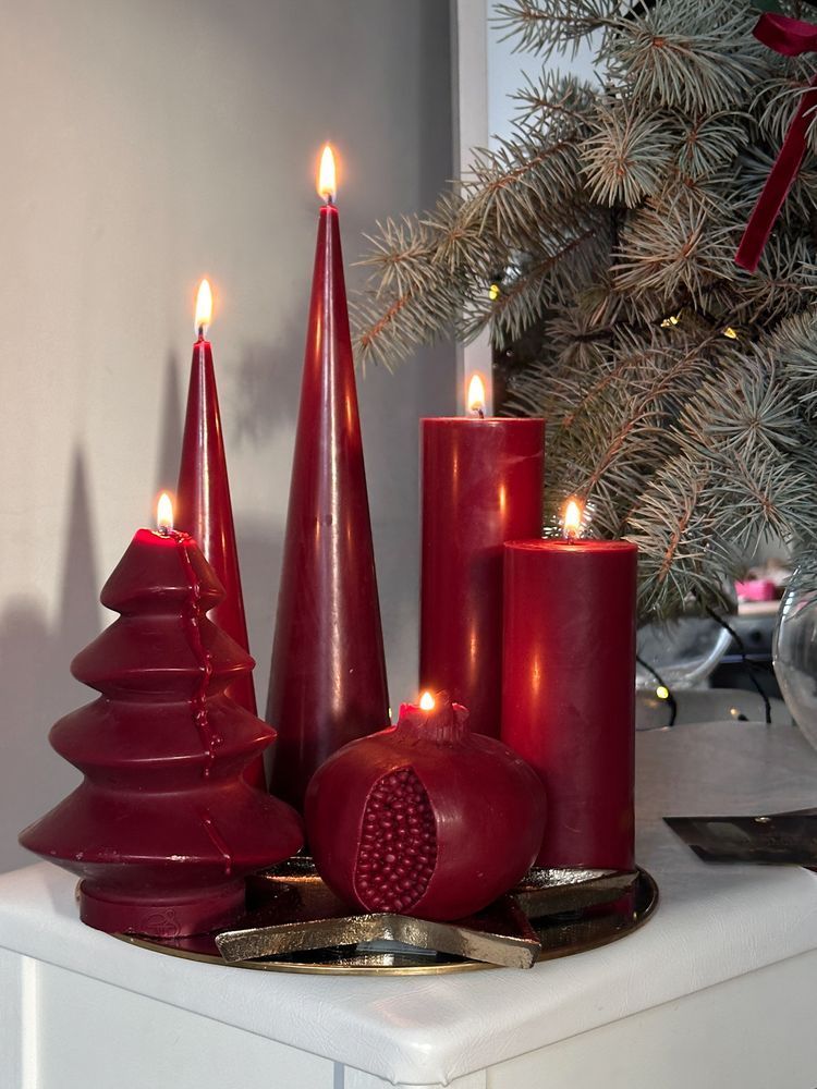 Набор свечей Red Christmas SM-XMAS-026 фото
