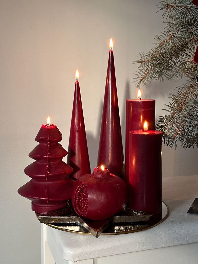 Набор свечей Red Christmas SM-XMAS-026 фото