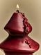 SEMANTY Christmas Tree Candle  Burgundy