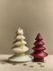SEMANTY Christmas Tree Candle  Burgundy