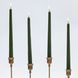 Forest Green Straight Table Candle Set, 26 cm