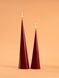 Набор свечей Cone Duo Burgundy SM-XMAS-036 фото 4