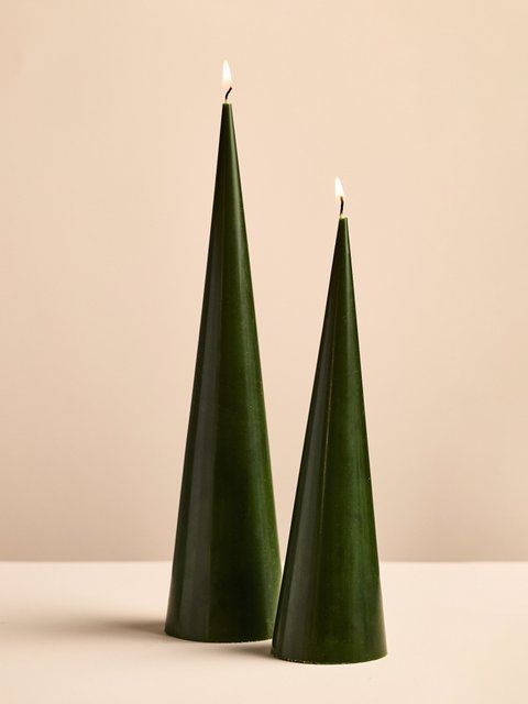 Набор свечей Cone Duo Forest Green SM-XMAS-037 фото