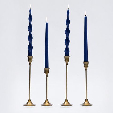 Royal Blue набор столовых свечей, 26 см, 4 шт. DC00023 фото