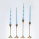 Cloud Blue Dinner Candle Set, 26 cm, 4 pcs