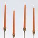 Sicilian Orange Straight Dinner Candle Set, 26 cm