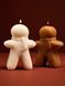 Gingerbread Man Candle