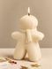 Ivory Gingerbread Man Candle
